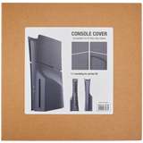 Replacement Faceplate Cover Top and Bottom for Sony PlayStation 5 Slim Disc Edition Black