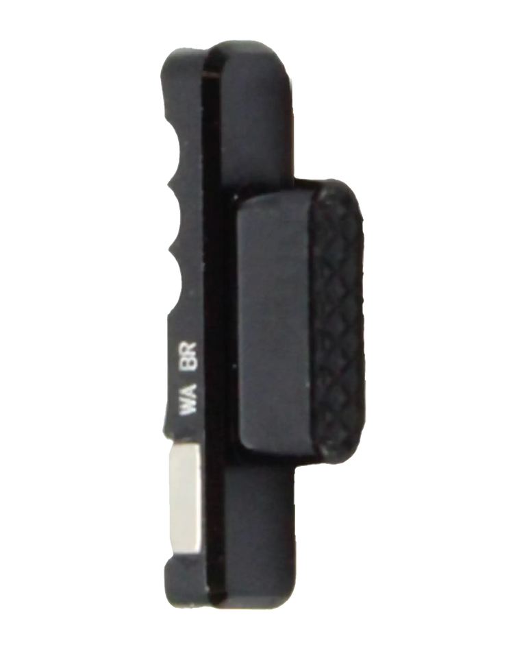 Replacement slider key button for OnePlus 10 Pro in volcanic black, genuine OEM, compatible with device's side volume and alert switch.