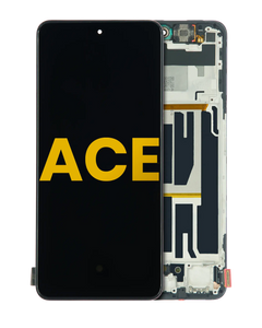 Replacement OLED Assembly With Frame Compatible for OnePlus ACE (Refurbished, All Colors)