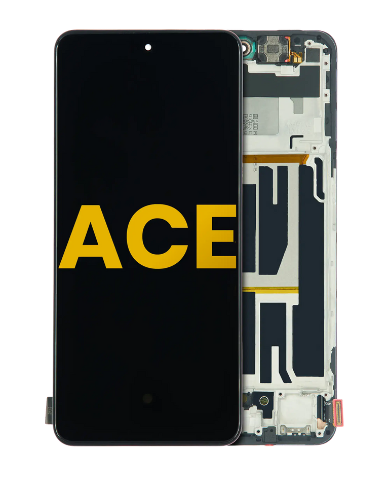 Replacement OLED Assembly With Frame Compatible for OnePlus ACE (Refurbished, All Colors)
