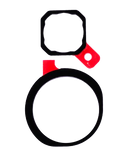 Genuine OEM replacement back camera adhesive sponge for OnePlus 10 Pro smartphone, designed to secure the rear camera module.