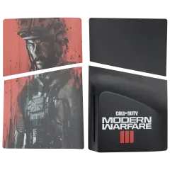 Replacement Faceplate Cover Top and Bottom for Sony PlayStation 5 Slim Disc Edition Call of Duty Modern Warfare III