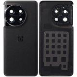 Replacement Back Cover Glass with Camera Lens Bracket for OnePlus 11 (Titan Black)
