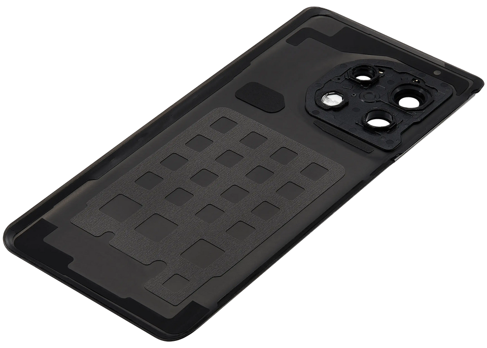 Replacement Back Cover Glass with Camera Lens Bracket for OnePlus 11 (Titan Black)