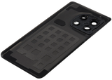 Replacement Back Cover Glass with Camera Lens Bracket for OnePlus 11 (Titan Black)