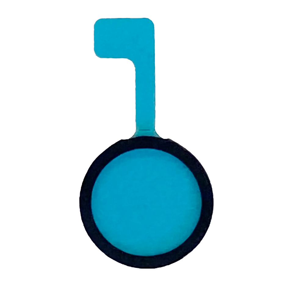 Genuine OEM front camera rubber sealing foam for OnePlus 10 Pro smartphone, providing waterproof seal and protection.