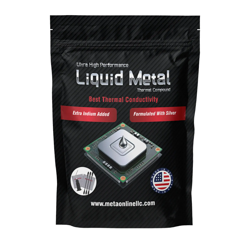 Replacement Liquid Metal Thermal Paste 5G 130W/mK for PS5 PC GPU PolarTronix