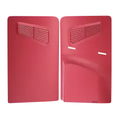Replacement Console Shell for PlayStation 5 Slim Rose Red 2 Piece Set