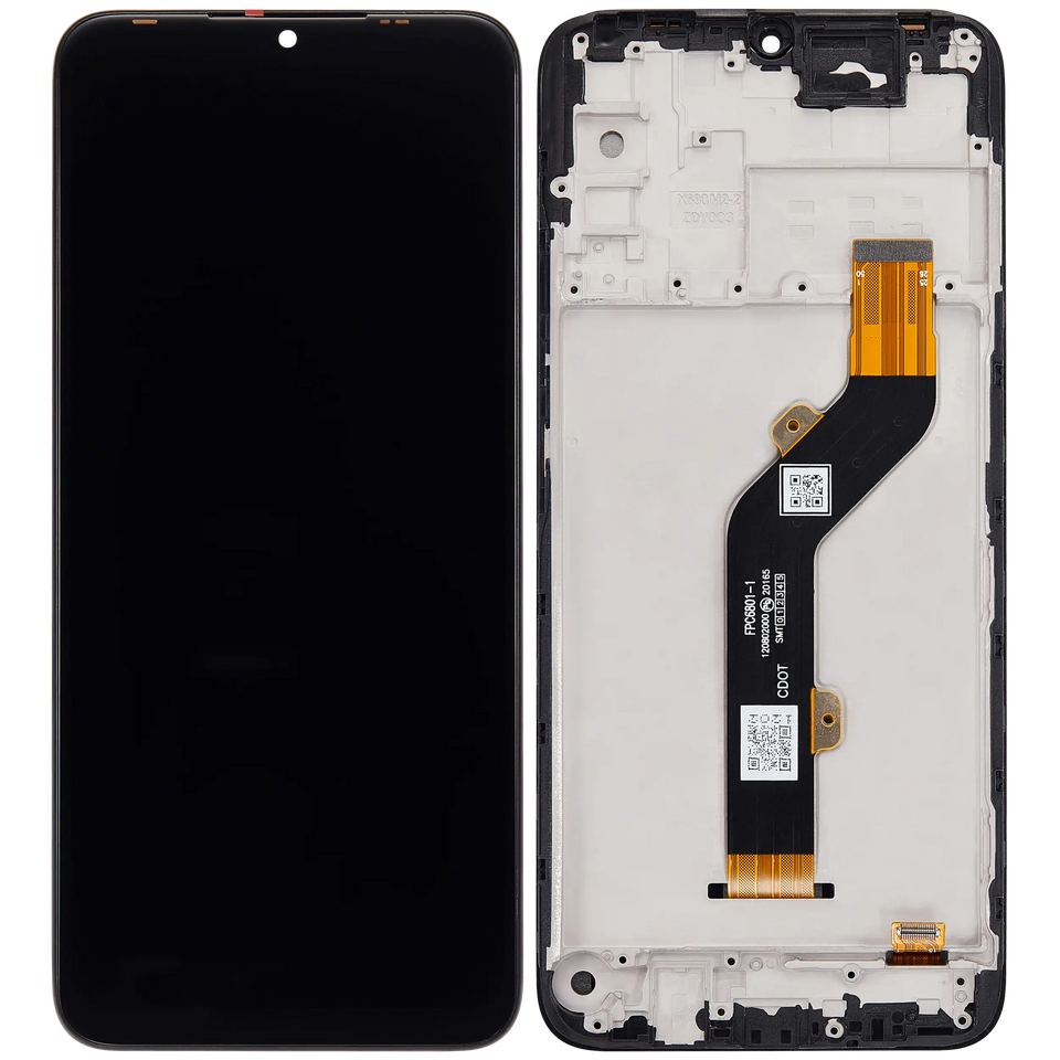 LCD Assembly With Frame For Infinix Hot 9 Play (X680) (Refurbished) (All Colors)