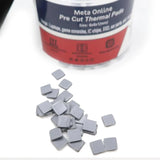 Replacement Pre-Cut Thermal Pads for Mosfet Coil (6 x 6 x 1 mm) Deviceadda