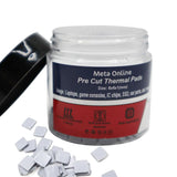Replacement Pre-Cut Thermal Pads for Mosfet Coil (6 x 6 x 1 mm) Deviceadda