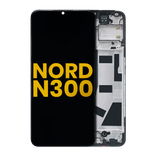 LCD Assembly With Frame Replacement Compatible For OnePlus Nord N300 5G (Refurbished, All Colors)