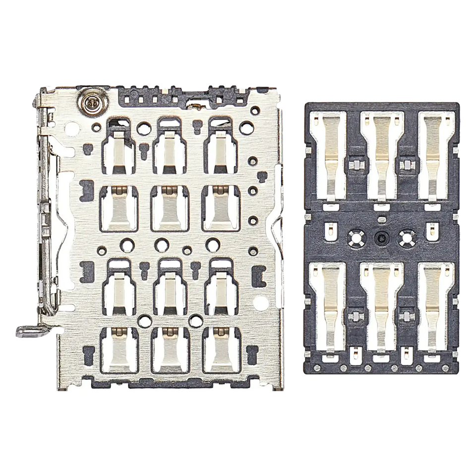 Dual SIM card tray replacement for OnePlus 10 Pro, OPPO Reno6, Reno7 Pro, and Find X5, 2-piece set, compatible with My Store.