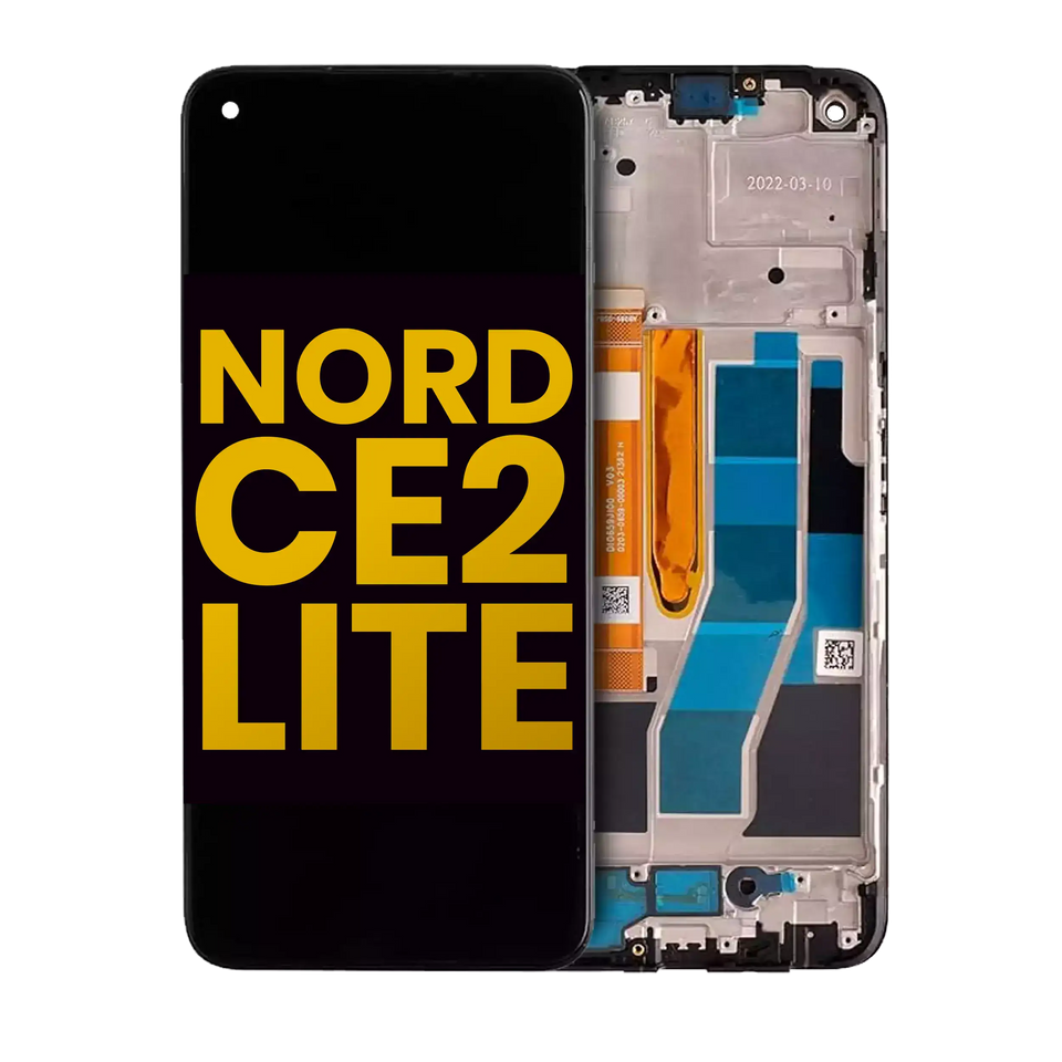 Replacement LCD Assembly With Frame Compatible For OnePlus Nord CE 2 Lite 5G (Refurbished) (All Colors)