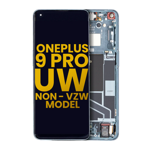 Replacement OLED Assembly With Frame Compatible for OnePlus 9 Pro (Non-Verizon 5G UW Frame) (Refurbished) (Forest Green)