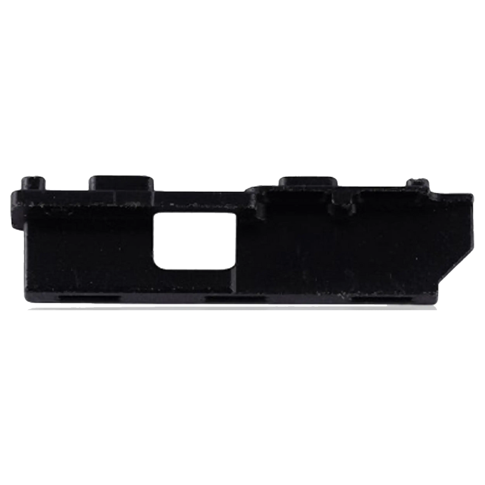 Genuine OEM replacement guide slide key cover for OnePlus 10 Pro smartphone, shown on black background.